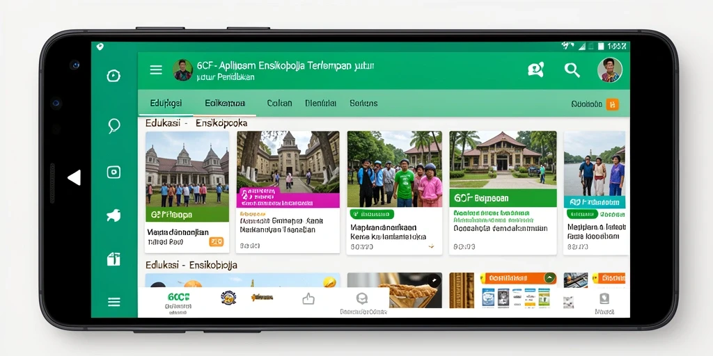 Antarmuka aplikasi 6CF yang informatif dan interaktif.