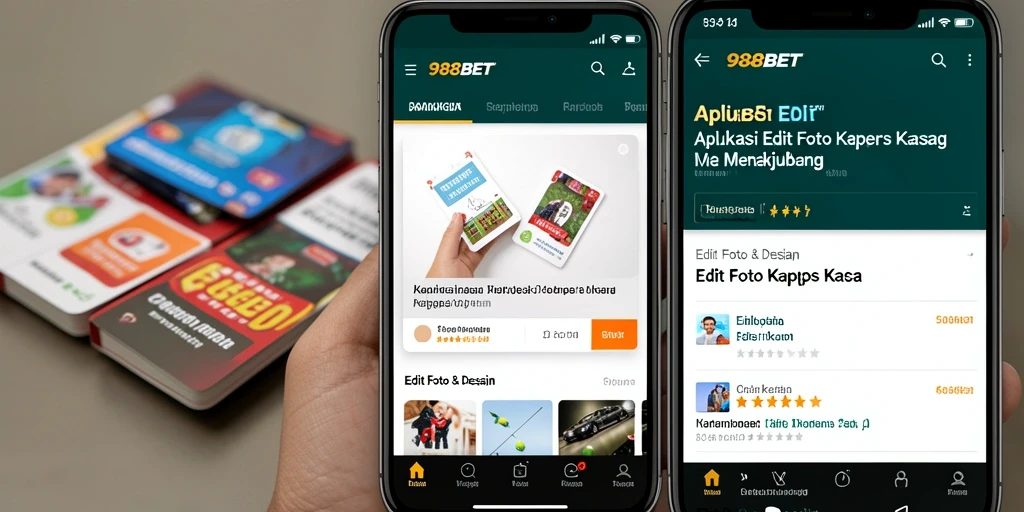 Tampilan antarmuka 988BET menonjolkan fungsi Edit Foto Kertas Kaca yang menarik.