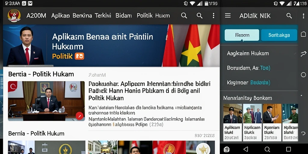 Tampilan antarmuka A200M yang bersih dan informatif.