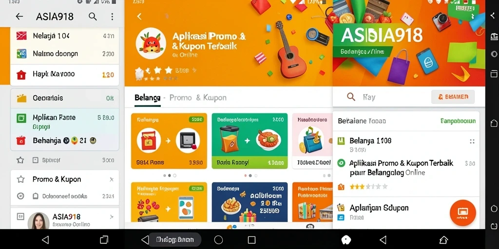 Tampilan antarmuka ASIA918 yang menarik dan fungsional.