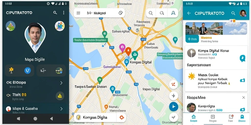 Tampilan aplikasi CIPUTRATOTO yang user-friendly untuk navigasi.
