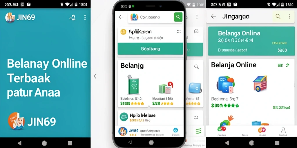 Tampilan antarmuka aplikasi JIN69 yang menarik dan ramah pengguna.
