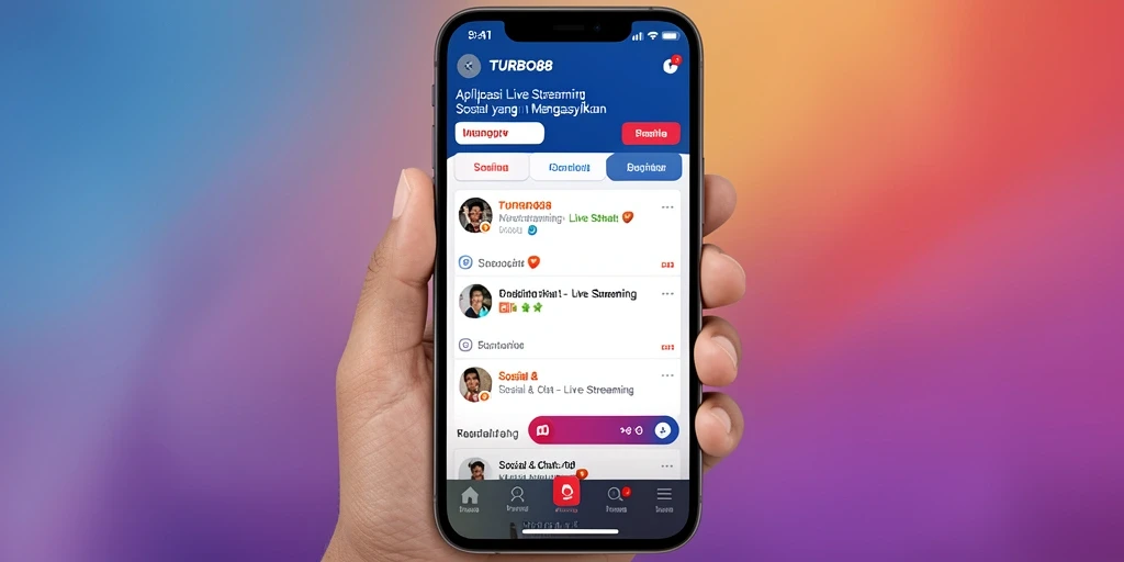 Antarmuka TURBO88 yang menarik dan fungsional untuk live streaming.